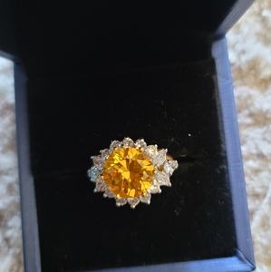 925 gold plated ring